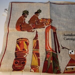 New Australian Aboriginal Linen Tea Towel